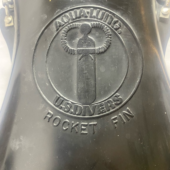 Aqua Lung Rocket Fins US Divers Navy SEAL Military Black Swim Fins UDT ONE SIZE - Picture 3 of 10